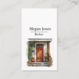 実在財産、不動産仲介業者、ブローカーの名刺 名刺