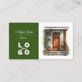 実在財産、不動産仲介業者、ブローカーの名刺 名刺