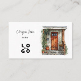 実在財産、不動産仲介業者、ブローカーの名刺 名刺