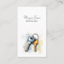 実在財産、不動産仲介業者、ブローカーの名刺