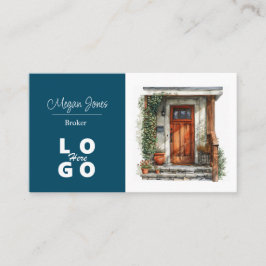 実在財産、不動産仲介業者、ブローカーの名刺 名刺