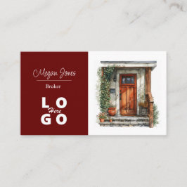 実在財産、不動産仲介業者、ブローカーの名刺 名刺