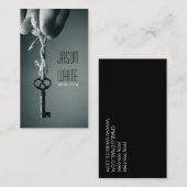 実在財産、不動産仲介業者 名刺 (正面/裏面)