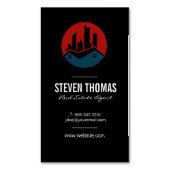 実在財産 |住宅用商用ロゴ マグネット名刺 (正面縦)