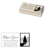 実在財結婚差出人住所 ラバースタンプ (押印)