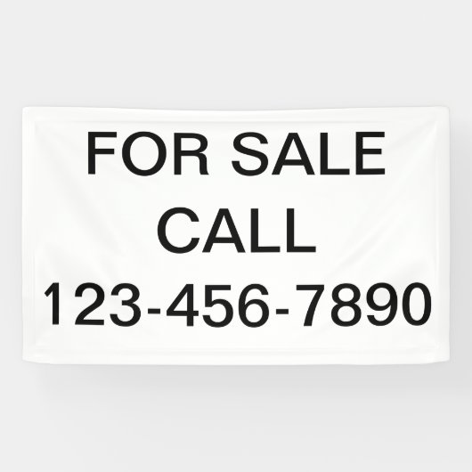 実在販売不動産バナーシンボルや象徴 横断幕 (横)