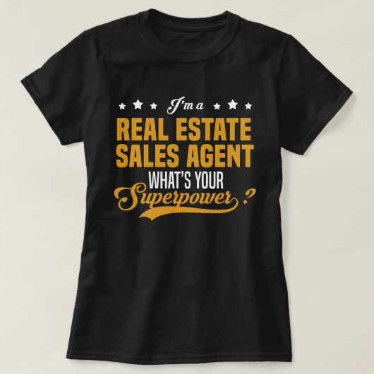 実在販売代理店 Tシャツ (デザイン正面)
