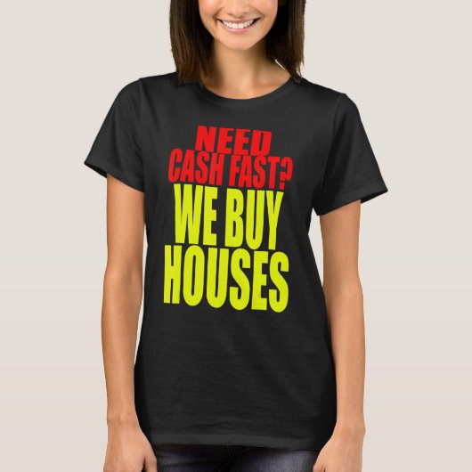 実在買資産投資家 – 私たちの住宅 – 住宅購入者 Tシャツ (正面)