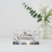 実在資産大理石 名刺 (スタンド正面)