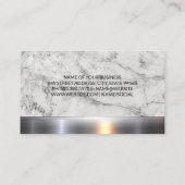 実在資産大理石 名刺 (裏面)