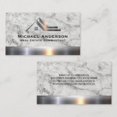 実在資産大理石 名刺 (正面/裏面)