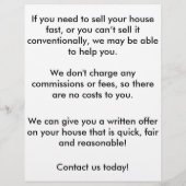 実在資産投資家チラシ チラシ (裏面)