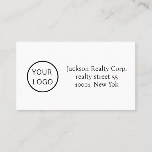 実在資産投資家ビジネスカード – 私たち買の家屋 名刺 (裏面)