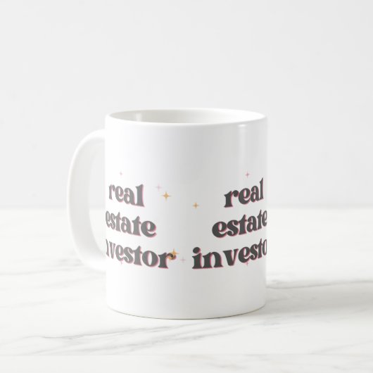 実在資産投資家マググ コーヒーマグカップ (正面左)