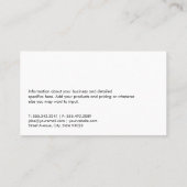 実在資産投資家 |プロパティマネージャ |大理石 名刺 (裏面)