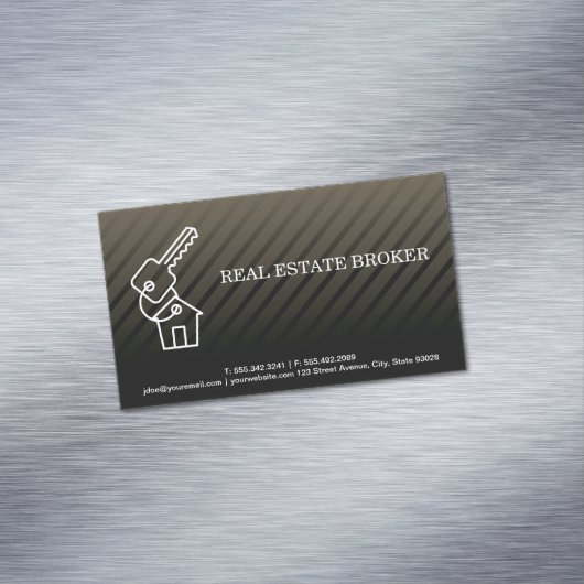 実在資産投資家 |ホームへの鍵 マグネット名刺 (インサイチュ)