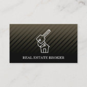 実在資産投資家 |ホームへの鍵 名刺 (正面)