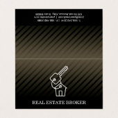 実在資産投資家 |ホームへの鍵 名刺 (外部フラット)