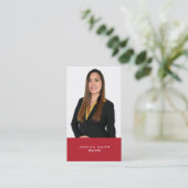 実在赤バー 名刺 (スタンド正面)