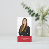 実在赤バー 名刺 (スタンド正面)