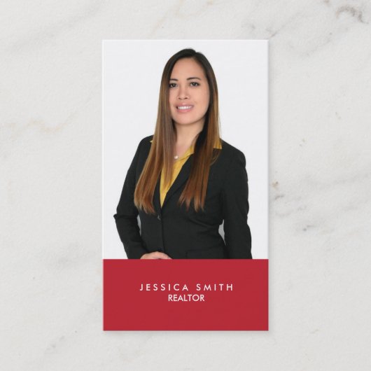 実在赤バー 名刺 (正面)