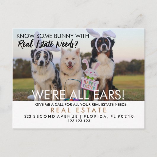 実在遺産復活祭の紹介 案内ポストカード (正面)