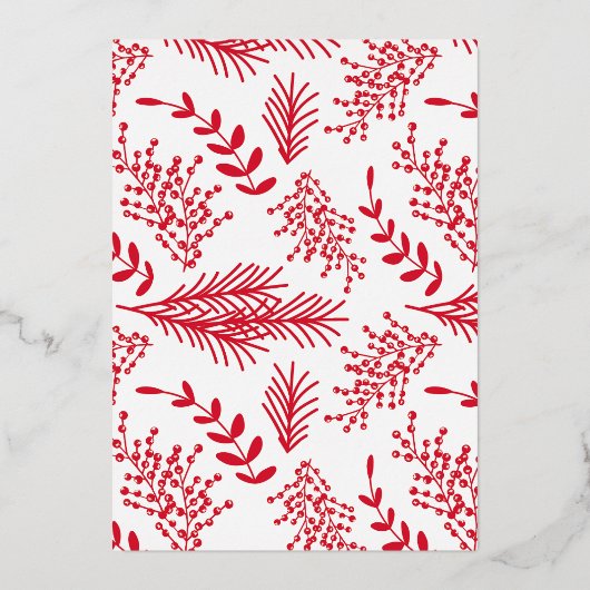 実在金ゴールドオー何おもしろいクリスマスフォト 箔シーズンカード (裏面)