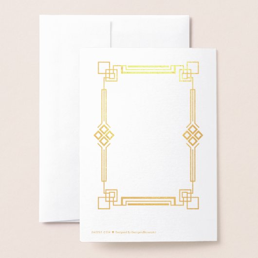 実在金ゴールドトランプのポーカー退職パーティー 箔カード (裏面封筒付き)