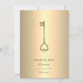 実在金ゴールドフェイク感謝 サンキューカード (正面)