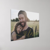 実在金ゴールド |ラブハート |書道写真 箔ポスター (レイダウン)