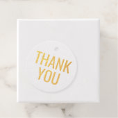 実在金箔ブラックスクリプト書道ありがとう フェイバータグ (箱)