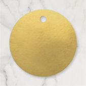 実在金箔ブラックスクリプト書道ありがとう フェイバータグ (裏面)