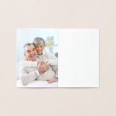 実在金箔50周年結婚感謝 箔カード (内部)