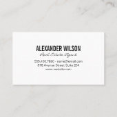 実在鍵/屋上・街並み 名刺 (裏面)