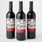 実在閉店酒ボトルステッカー、園口 ワインラベル (ボトル)