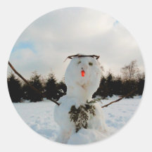 実在雪だるま