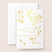 実在非常に愉快なクリスマスツリーの挨拶を述べる 箔カード (裏面封筒付き)