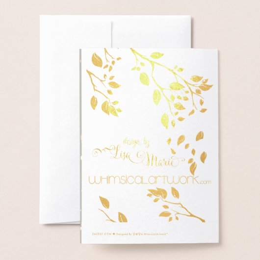 実在非常に愉快なクリスマスツリーの挨拶を述べる 箔カード (裏面封筒付き)