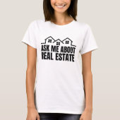 実在頼不動産について実在私 Tシャツ (正面)