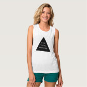 実在風変わり..すごい。 – マッスルタンク Tシャツ (正面フル)