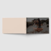 *実在 FOILエレガント*スクリモダンプトバラ結婚の ゲストブック (全面)