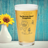 実在AleまたはMicro Pubのメおもしろいガ飲ー タンブラーグラス