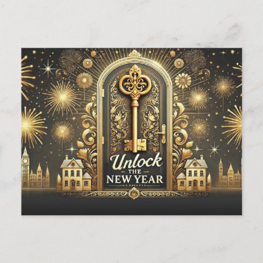 実在Estateはがき – New Years シーズンポストカード (正面)