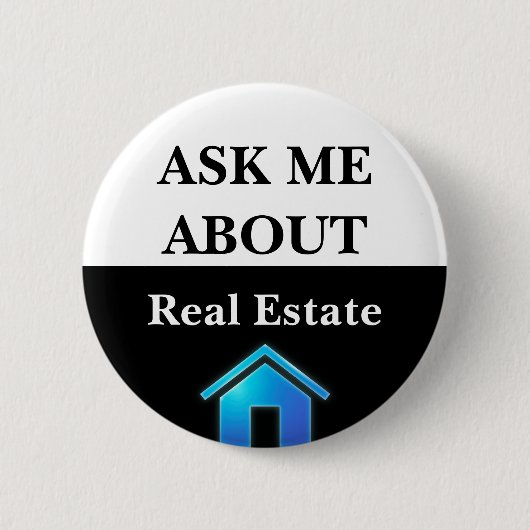 実在Estate頼 Agent Me About Promotion 缶バッジ (正面)