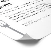 実在Estate Agentおもしろい Definition Wall Decor ポスター (角)