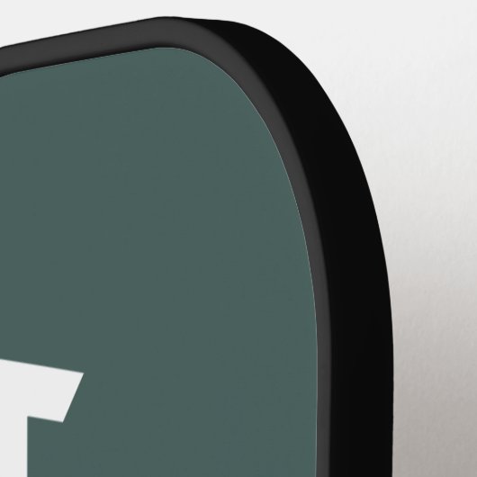 実在Estate Agentのロゴパーソナライズされた ピックルボールラケット (左詳細)