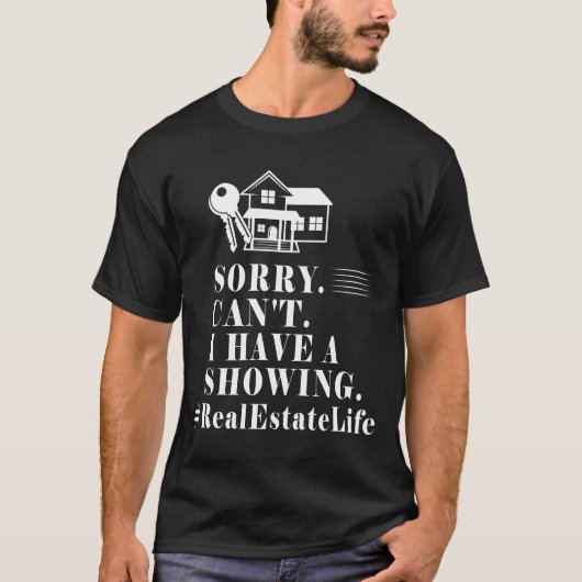 実在Estate Agentシャツ Tシャツ (正面)