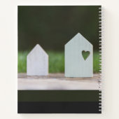 実在Estate Agentロゴノートブパーソナライズされたック ノートブック (裏面)