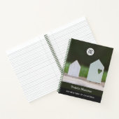 実在Estate Agentロゴノートブパーソナライズされたック ノートブック (内部)