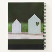 実在Estate Agentロゴノートブパーソナライズされたック ノートブック (裏面)